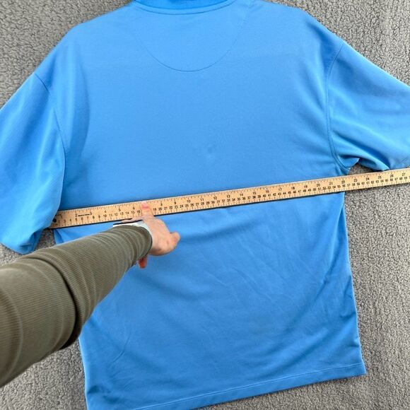 Nike Golf Dri-fit Polo Shirt Mens Large Blue - Picture 6 of 13